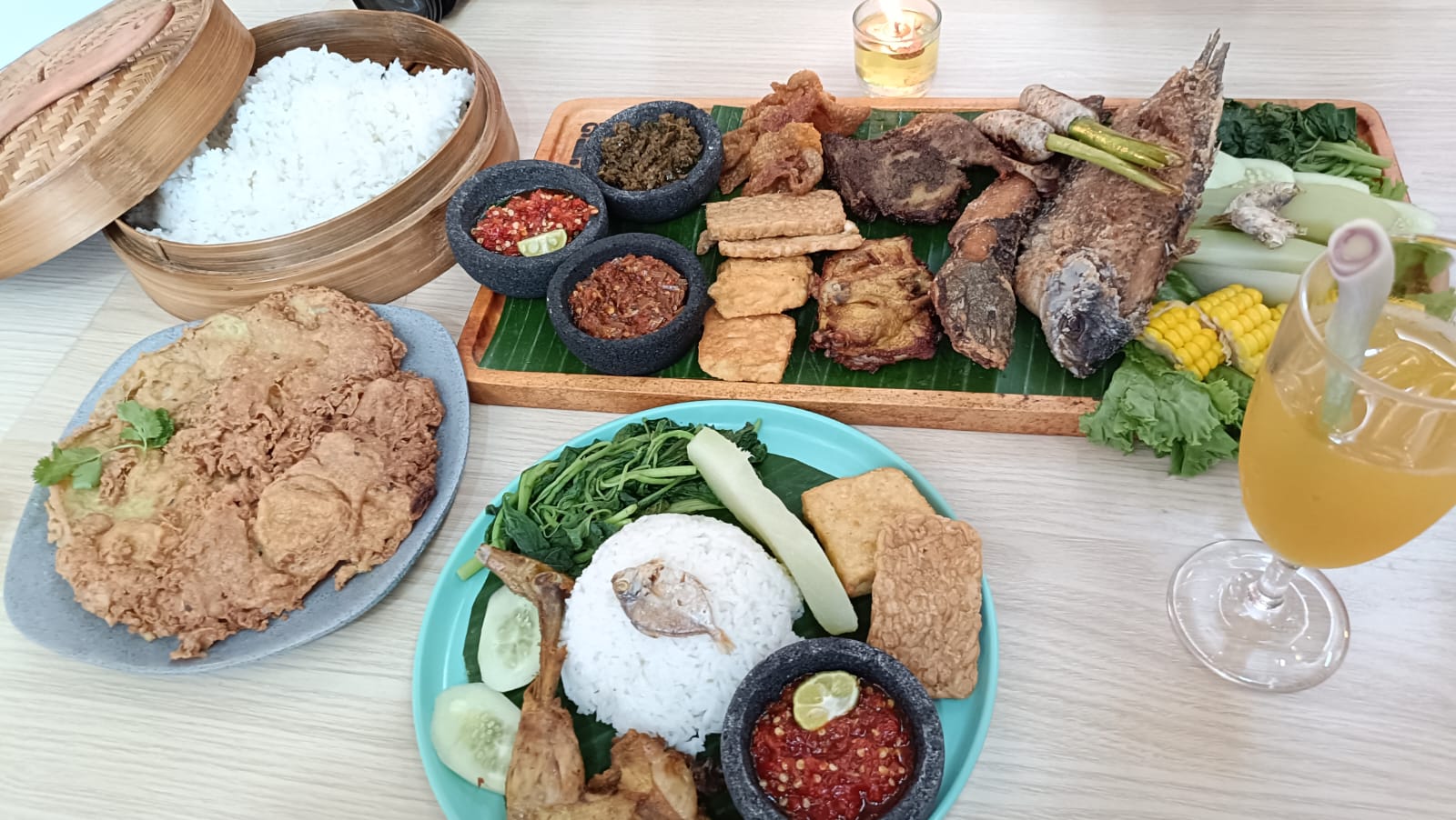 Menu makanan Gimpi Tempong