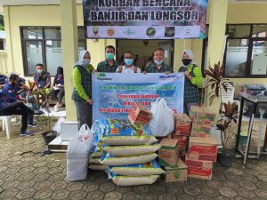 Pegadaian Peduli Bencana Sumedang Bantu Sembako dan Perlengkapan Ibadah