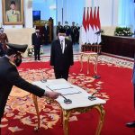 Presiden Jokowi Lantik Kapolri Baru Komjen Pol Listyo Sigit Prabowo