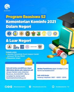 Kominfo Berikan Studi S-2 di Dalam dan Luar Negeri, Yuk Cek Persyaratannya!