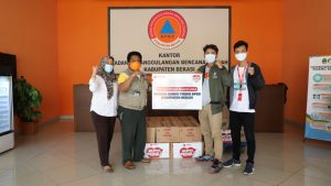 Bantu Korban Banjir, SiCepat Salurkan Donasi ke BPBD Kabupaten Bekasi