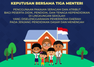 Berikut SKB 3 Menteri Tentang Penggunaan Seragam dan Atribut di Lingkungan Sekolah