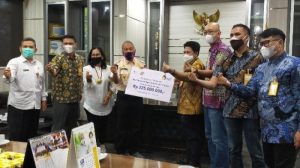 Bank Mantap Salurkan Bantuan ke Barabai, Kalsel