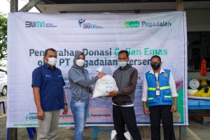 Pegadaian Salurkan Rp 293 Juta Donasi Gajian Emas untuk Korban Gempa Bumi Mamuju – Majene