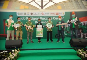 Fatigon Bersama Grab dan Kemenkes Kembali Hadirkan Vaccine Center di Palembang