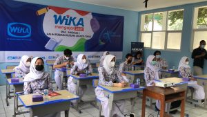 HUT Ke 61, Wika Gedung Sukseskan Mengajar di 2021