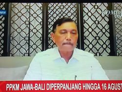 PPKM Level 4 Diperpanjang Hingga 16 Agustus 2021