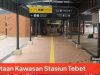 Ini Dia Penampakan Terkini Stasiun Tebet Terintegrasi Antarmoda