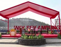 Presiden Jokowi Resmikan Bendungan Way Sekampung di Pringsewu