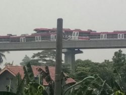 LRT Tabrakan di Jalur Layang Munjul Saat Uji Coba
