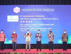 Pegadaian Raih Tiga Penghargaan Top Digital Award 2021