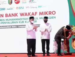 Resmikan Bank Wakaf Mikro Lampung, Wapres Ma’ruf Berharap Jadi Pengungkit Ekonomi Masyarakat