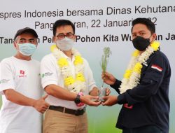 SiCepat Ekspres Dukung Rehabilitasi Hutan Pantai Karang Tirta Pangandaran