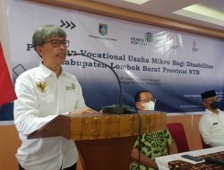 Jadi Pioner, KemenkopUKM Gelar Pelatihan Vocational Bagi Penyandang Disabilitas Di NTB