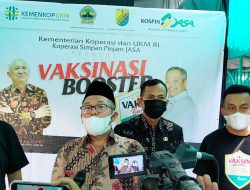KemenkopUKM Apresiasi Penyelengaraan Vaksinasi Booster Oleh Kospin Jasa