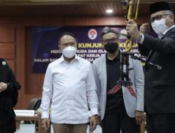 Beri Bantuan Alat Olahraga, Gubernur Aceh Ucapkan Terima Kasih kepada Menpora