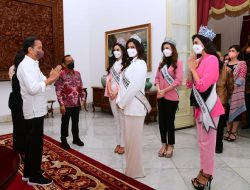 Jokowi Ajak Puteri Indonesia 2022 Bantu Promosikan Indonesia di KTT G20