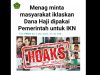 Narasi Menag Minta Dana Haji untuk IKN Itu Hoaks dan Fitnah