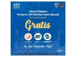 Hari Ini Naik TransJakarta, MRT dan LRT Gratis