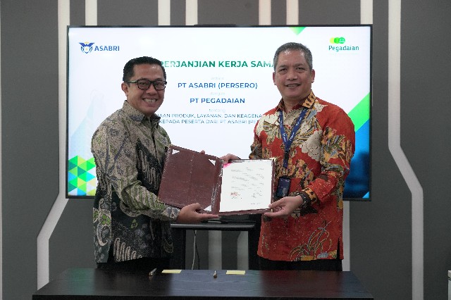 Pegadaian Jalin Kerjasama dengan ASABRI Tingkatkan Kesejahteraan Anggota Melalui Keagenan