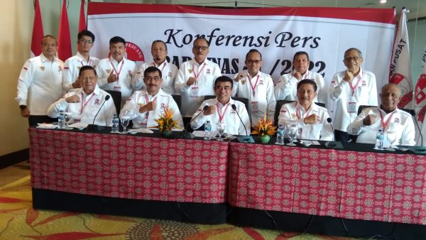 Rapimnas Pejuang Bravo Lima Konsolidasi Mendukung Pemerintahan Jokowi di Hotel Discovery, Ancol, Jakarta Utara, Jumat, 26 Agustus 2022 (Dok Beritakota.id)