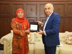 Gubernur Khofifah Silaturahmi dengan Dubes Mesir Bahas Kerjasama Bidang Pendidikan, Ekonomi dan Pariwisata
