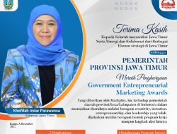 Pemprov Jatim Borong 3 Penghargaan Enterpreneural Marketing Government Award 2022