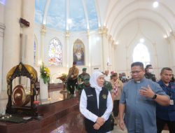 Gubernur Khofifah dan Forkopimda Pastikan Perayaan Natal di Jatim Aman dan Khidmat