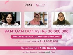 YOU Beauty Sukses Kumpulkan Donasi Dukung Gerakan 10.000 USG Payudara Gratis