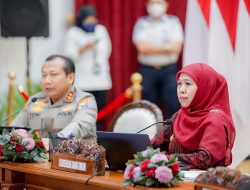 Gubernur Khofifah Bersama Kapolda dan Bupati/ Walikota Rancang Program Perlindungan Keselamatan Masyarakat