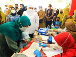 Gubernur Khofifah Imbau Waspada Campak Rubela dan Segera Lengkapi Vaksinasi MR pada Anak