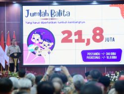 Targetkan Prevalensi 14 Persen di 2024, Presiden Dorong Kerja Bersama untuk Penurunan Stunting