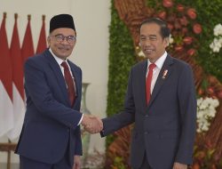 Jokowi Terima Kunjungan PM Malaysia Anwar Ibrahim di Istana Bogor
