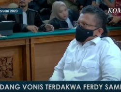 Ferdy Sambo Divonis Mati Terbukti Lakukan Pembunuhan Berencana