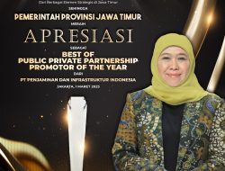 Pemprov Jatim Raih The Best of Public Private Partnership Promotor of The Year
