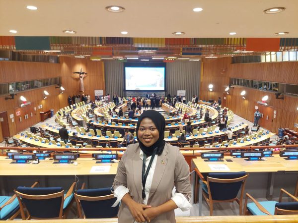 Sururoh Tullah Adedoin Uthman, seorang wanita muda Indonesia, telah terpilih untuk mewakili Indonesia pada Forum Pemuda ECOSOC 2023 di markas besar PBB di New York (Dok. Beritakota.id)