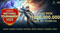 Erajaya Digital meresmikan penyelenggaraan Erafone Mobile Legends National Tournament 2023 yang bekerja sama dengan MOONTON Games selaku developer resmi game “Mobile Legends: Bang Bang.”