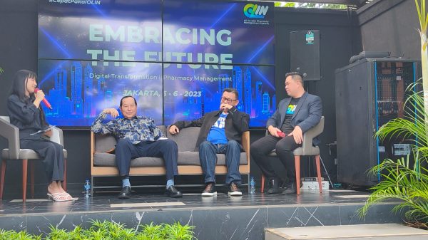 PT. Digital Pharma Andalan Indonesia sebagai salah satu perusahaan Start-Up Anak Bangsa meluncurkan aplikasi OLIN, ''All in One Pharmacy Management System,'' Selasa (6/6/23).