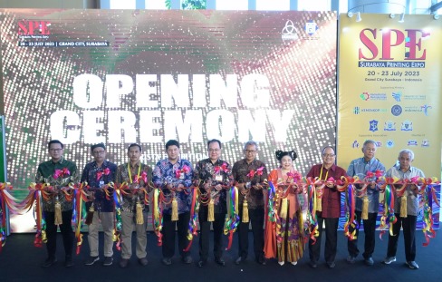 Pameran Surabaya Printing Expo 2023 resmi dibuka hari ini Kamis 20 Juli hingga Minggu 23 Juli 2023 dengan melibatkan 150 Perusahaan di Grand City Convex Surabaya (dok.Beritakota.id)