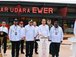 Bandara Ewer Kental dengan Budaya Asmat yang Baru Diresmikan Jokowi