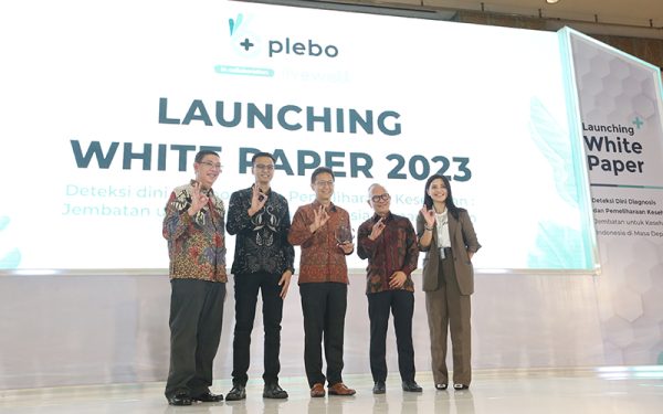 Plebo meluncurkan inisiatif fundamental untuk Indonesia khususnya kesehatan preventif dan promotif, dalam bentuk white paper yang berjudul “Realisasi Periode Emas Indonesia : Mendorong Bangsa yang Maju melalui Masyarakat yang Sehat dan Produktif melalui Deteksi Dini” yang diselenggarakan di The Ritz-Carlton Hotel, Jakarta Selatan