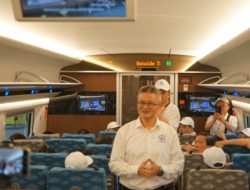 Kadin China Jajal Kereta Cepat Jakarta Bandung