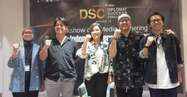 Talkshow dan Media Gathering “Pemuda Indonesia Berani Berwirausaha” yang merupakan rangkaian acara dari Diplomat Success Challenge Season 14 di Jakarta, Rabu (25/10)