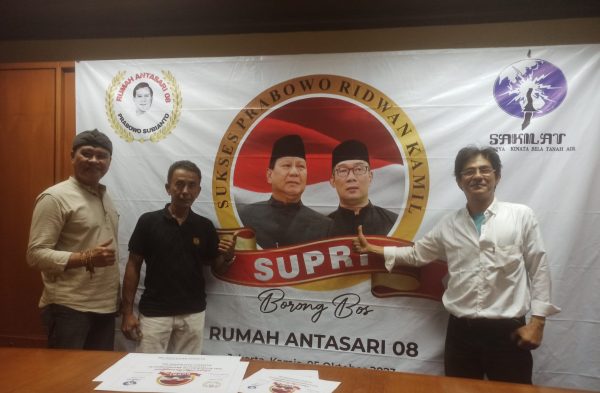SAKILAT Deklarasikan Dukungan Sukses Prabowo - Ridwan Kamil