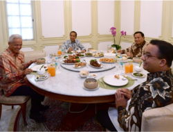 Presiden Jokowi Ajak Makan Siang Bersama Tiga Capres