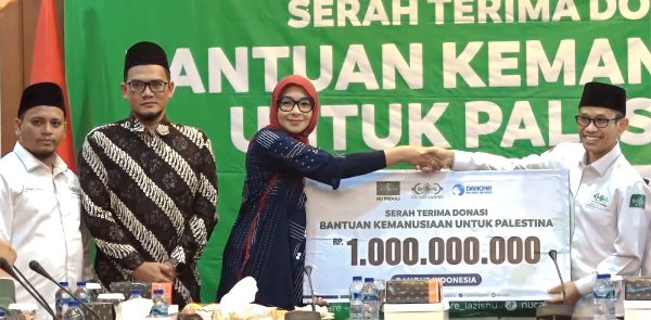 Danone Indonesia Salurkan Donasi Kemanusiaan Senilai Rp 1 Miliar untuk Rakyat Palestina, Foto Beritakota.id