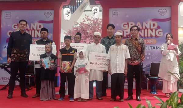 AEON Mall Deltamas secara resmi akan dibuka pada Jumat, 22 Maret 2024, dengan menggelar acara syukuran bersama anak yatim piatu