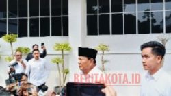 Datang Semobil, Prabowo-Gibran Tiba di KPU untuk Penetapan Presiden dan Wapres 2024