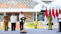 Jokowi Resmikan Bandara Panua Pohuwanto Gorontalo