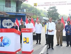 Jokowi Resmikan Jalan Daerah di Provinsi NTB untuk Tingkatkan Kecepatan Logisitik